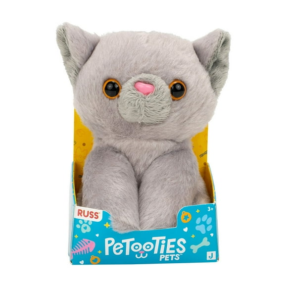 Russ Berrie Petooties - 4" British Short Hair Cat S25
