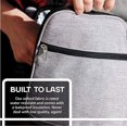 thumbnail image 5 of Fiambrera para niños Bolsa suave aislada Mini refrigerador Regreso a la escuela Kit de bolsa térmica para el almuerzo para niñas, niños, bolsa aislante para adultos de negocios, papel de aluminio engrosado, tela Oxford, paquete de hielo para picnic (celosía) Rojo Verde, 5 of 5