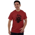 thumbnail image 5 of Diamond Bleeding Heart Compass Men's Graphic T Shirt Tees Brisco Brands X, 5 of 6