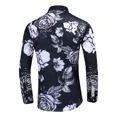 thumbnail image 3 of Camisa De Manga Larga Con Estampado Vintage Para Hombre, 3 of 3