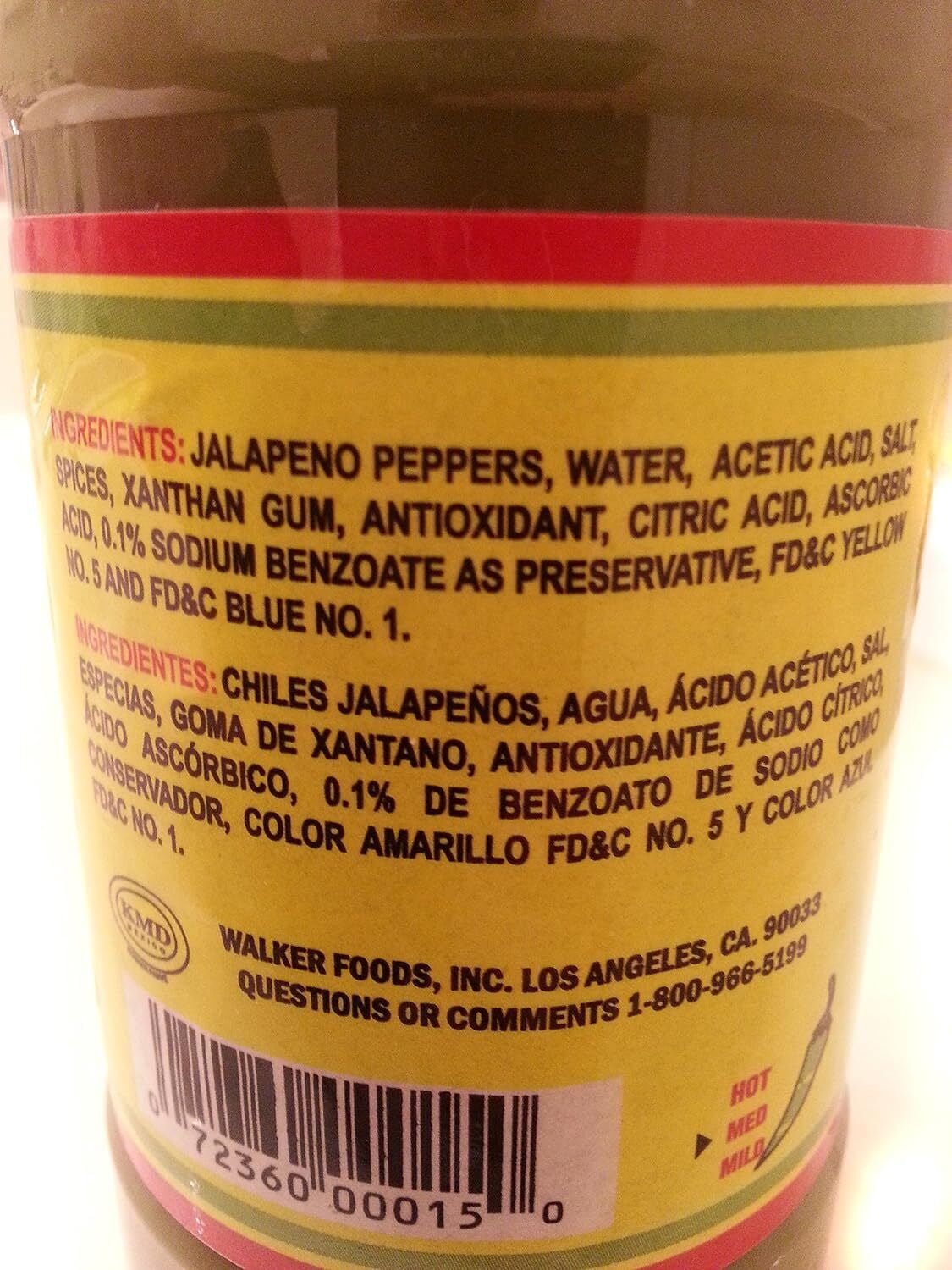 El Pato Sauce Picante Jalapeno Hot Sauce 12 oz (Pack of 20)