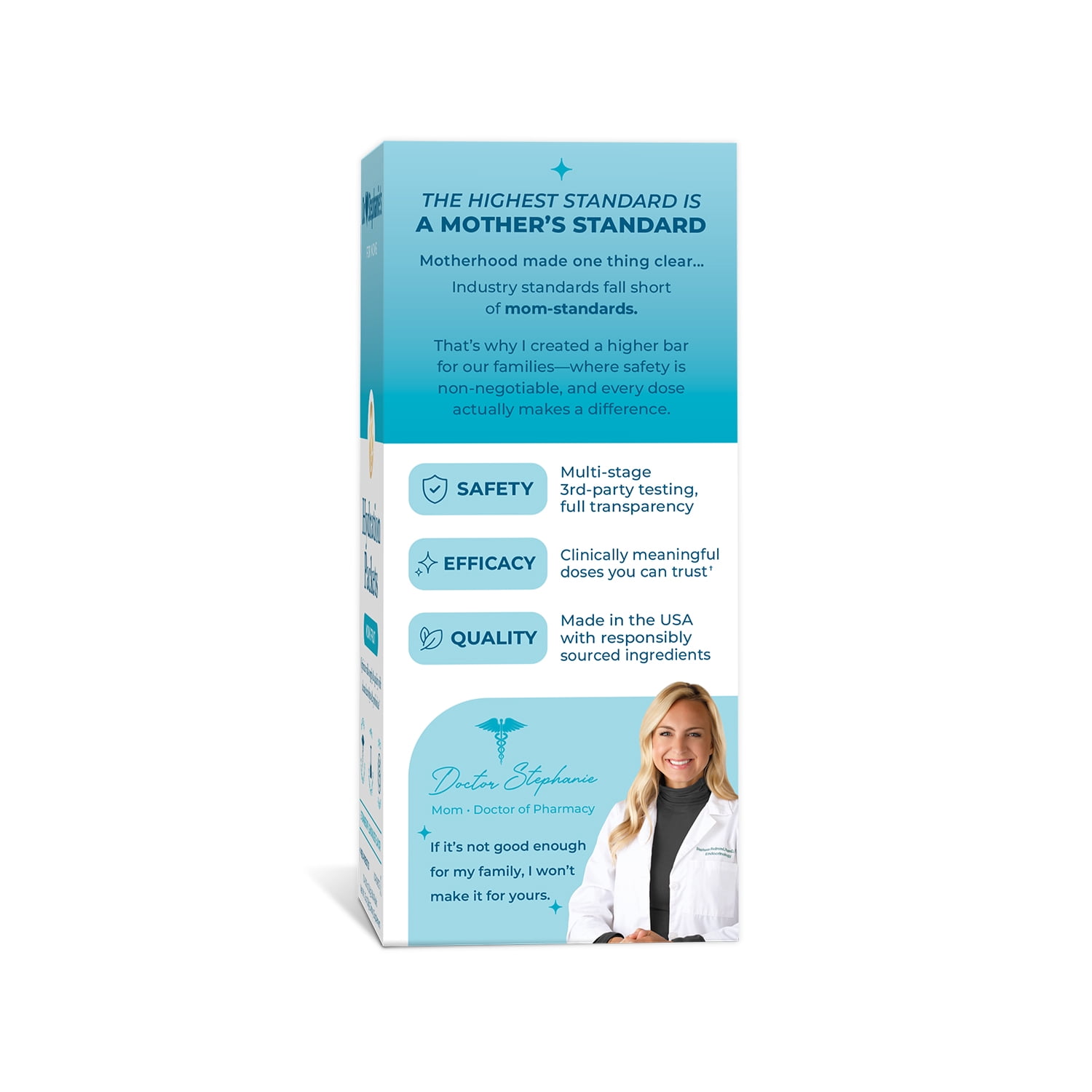 Dr. Stephanie's Milk Miracle Hydration & Probiotics Drink Mix, For Breastfeeding Support, 10 Count