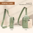 thumbnail image 6 of Small Crossbody Bag for Women, Cell Phone Purse Womens Shoulder Handbags Wallet Purse with Credit Card Slots Adjustable Guitar Strap, 6 of 6