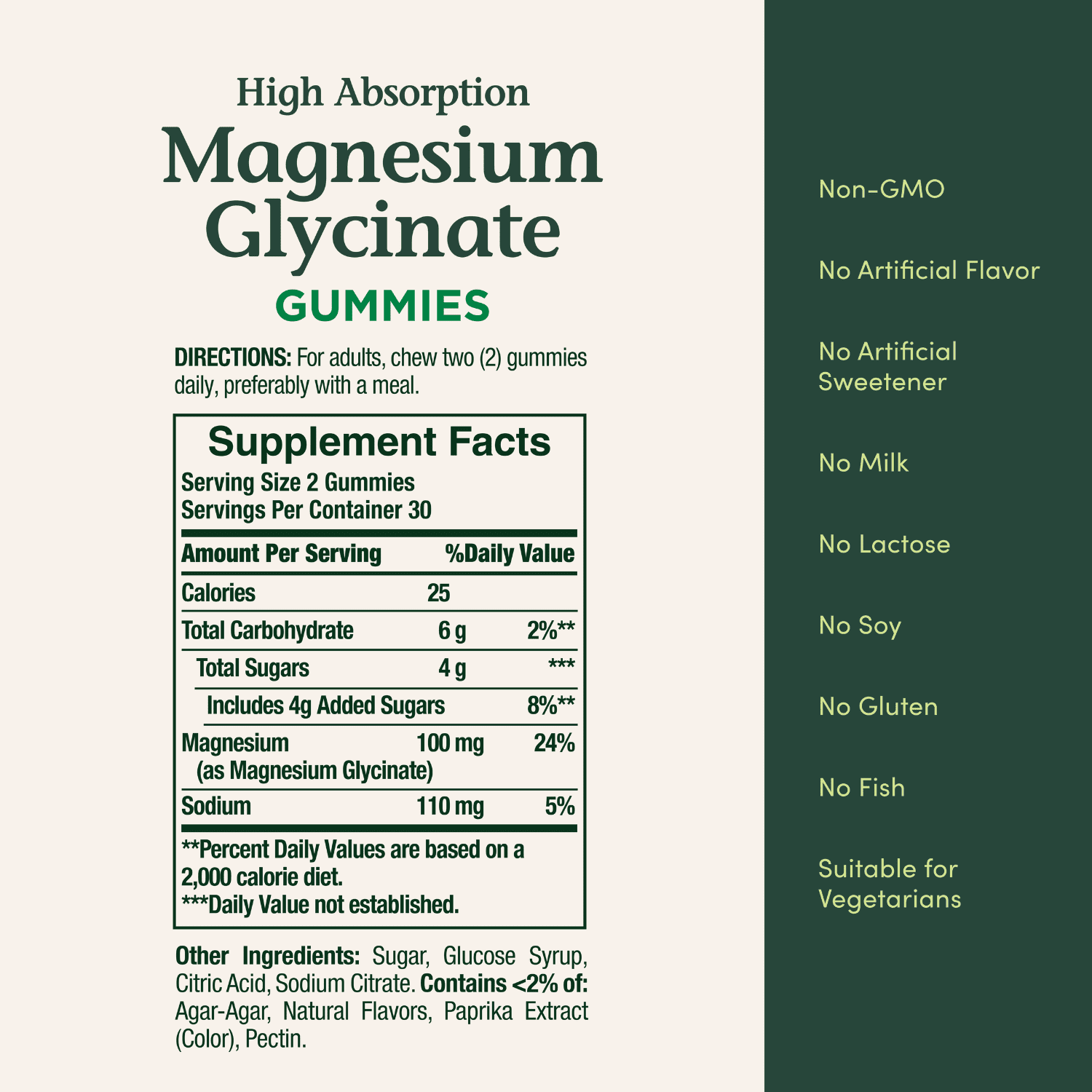 Nature’s Bounty High Absorption Magnesium Glycinate Gummies for Whole Body Health, 60 Count