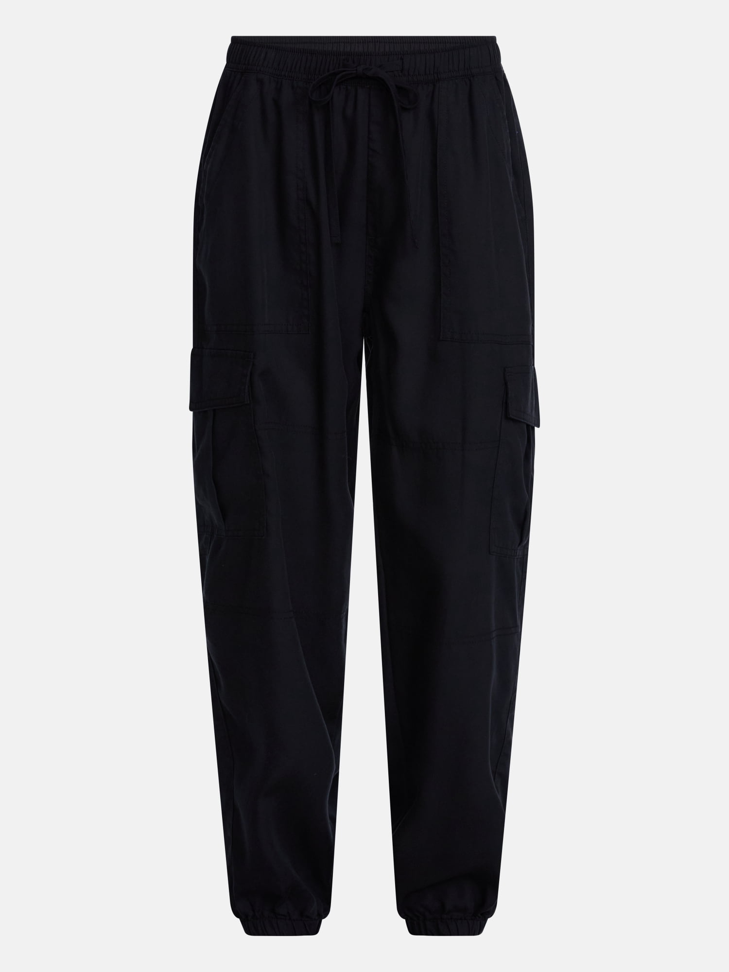 Scenario Women's Soft Fluid Cargo Joggers, 28" Inseam, Sizes XS-XXXL