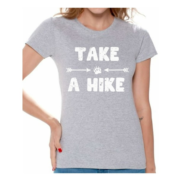 Awkward Styles Awkward Styles Take A Hike T Shirt For Women Hiking Lovers Clothes Hike Outfit Shirts Outdoor Clothing For Ladies Cute Gifts For Wife Girls Outfit Take A Hike T Shirts Hiking