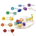 thumbnail image 1 of Crystal Healing Stone Crystal Seven Chakra Miner Ornament Irregular Shaped Crystal Agate Ornament, 1 of 6