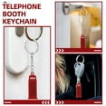 thumbnail image 4 of MIANGASTORE 2pcs London Keychains Jack Telephone Booth Keychains Uk Souvenir Keyring Telephone Booth Model Toy British Souvenir, 4 of 8
