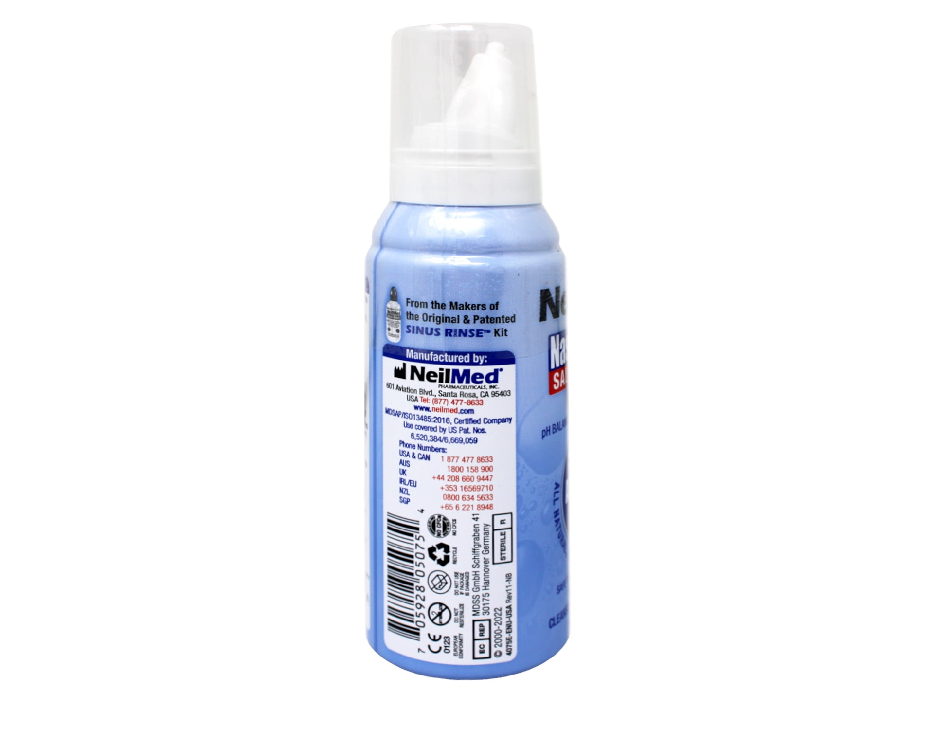 Nasamist Saline Spray Isotonic 75 ml (Pack of 3)