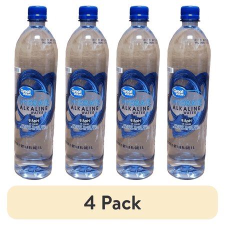(4 pack) Great Value Gv 1l Alkaline 6pk