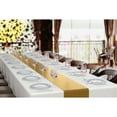 thumbnail image 2 of Exquisite 14" X 200' Select A Size Table Plastic Runner with Built-In Slide Cutter - Gold, 2 of 5