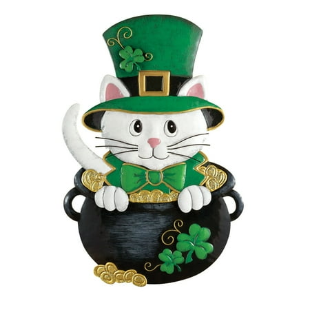 Collections Etc St Patrick S Day Cat Door Decoration Walmart Com