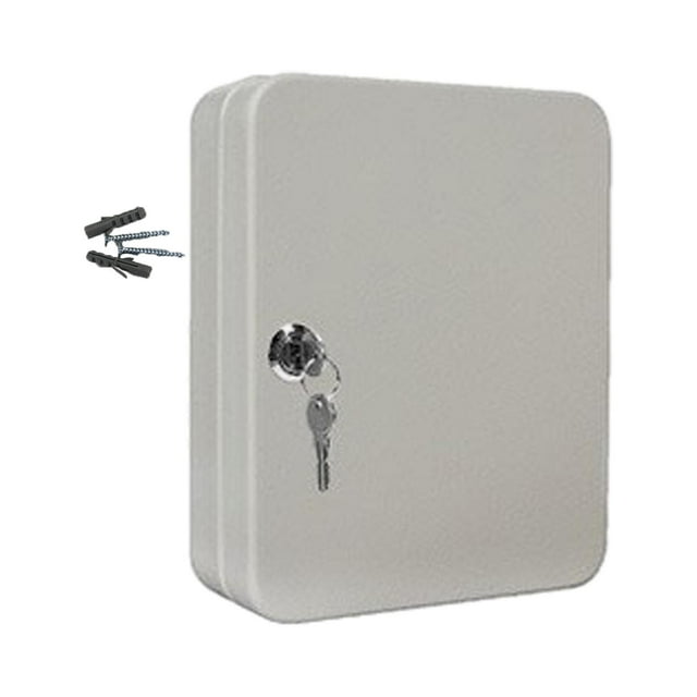 Abbracc 20 Key Lock Box Key Cabinet Car Rental Safe Key Holder Key Organizer Key Box for White with 2 Keys
