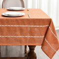 thumbnail image 4 of Table Cloth Rectangle Table  Farmhouse Tablecloth Cotton Linen Tablecloth for Thanksgiving  Halloween Table Cloth  Kitchen  Party  Picnic Outdoor, 4 of 7