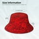 thumbnail image 3 of Balery Red Rose Sombreros para el sol para hombre y mujer, sombrero de pescador con UPF 50+, 3 of 6