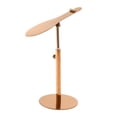 thumbnail image 2 of GUOOL Modern Stand, Shoe Riser Pallet Rack Holder Shelf, Anti Slip Display Prop Metal Brushed Rose Gold, 2 of 9