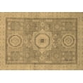 thumbnail image 1 of Ahgly Company Indoor Rectangle Abstract Brown Modern Area Rugs, 5' x 8', 1 of 4