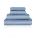 thumbnail image 4 of Superior Egyptian Cotton Deep Pocket 1500 TC Sheet Set, King, Medium Blue, 4 of 4