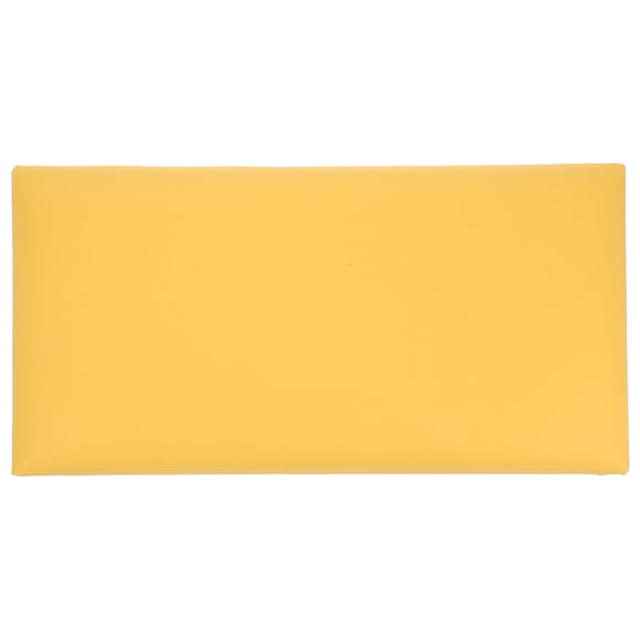 Pegatinas suaves anticolisión para habitación infantil, panel de pared suave, pegatinas de seguridad para guardería, 20 x 40 cm, color amarillo
