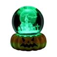 thumbnail image 4 of Halloween Pumpkin Night Lamp - Exquisite Glass Ball Decoration for Bedroom and Desktop, Multifunctional Soft Light, Ideal for Party Gifts - Compact Size (1 Piece), 4 of 7
