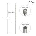 thumbnail image 2 of Uxcell 10Pack 2mm Mini Micro Twist Drill Bits, High-Speed Steel Extra Long Drill Bit 85mm, 2 of 6