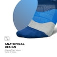 thumbnail image 5 of Feetures Elite Ultra Light Cushion Ankle Socks - Sport Sock with Targeted Compression - Navy Mist, M (1 Pair), 5 of 7