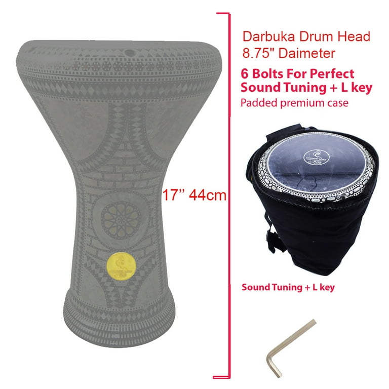 ダラブッカ 打楽器 GAWHARET EL FAN社製 The Blue Gate Gawharet El Fan 17