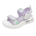 thumbnail image 5 of Zofedap Toddler Girl Sandals Summer Middle and Big Boys Outdoor Non-slip Soft-soled Beach Sandals Purple for 1.5, 5 of 5