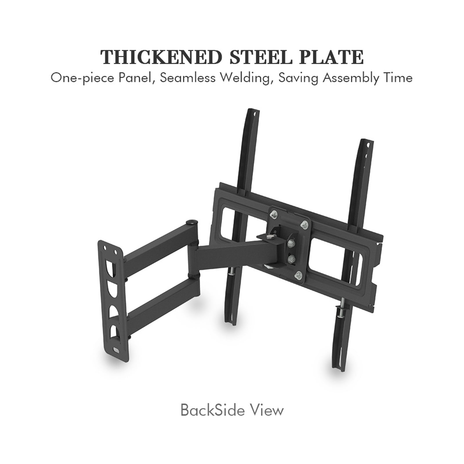 Single Pendulum Small Base TV Stand,TV Wall Mount for 32-65" Inch TV,TV Mount with Tilt, Fits 16inch Studs,Max VESA 400X400 mm
