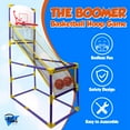 Point Games The Boomer Basketball Hoop Game, Indoor or Outdoor Arcade Sport Toy, Easy to Install