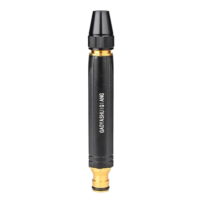 Home High Pressure Car Wash Water With Booster Nozzle High Pressure Washer Garden Hose Spray Nozzle Metal Water Sprayer Handheld Replacement Part Pattern Cleaning Tool