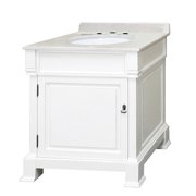 Bellaterra Home 30 in Single sink vanity-wood-white