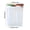 A-2A Home Decor, variant on JJV Sealed Plastic Compartmental Storage Container with Divided Sections for Kitchen Household Food Storage Leftover Snack Meal Prep Easy Clean