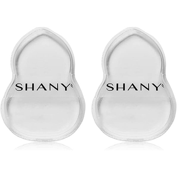 Esponja para mezclar maquillaje SHANY Stay Jelly Silicone Clear x2