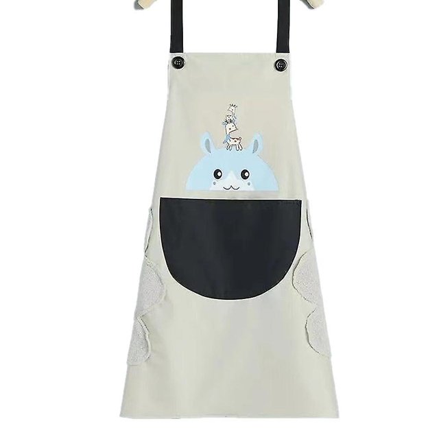Delantal de chef con bolsillos grandes, delantal impermeable para cocinar en la cocina