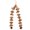 Multicolor, variant on LAZIOEGR Bird Chewing Toy Beak Grinding Boredom Relief Corn Cob Pine Cone Bird Bite Toy for Medium Large Parrots Original Color Beige Cage Accessories 8.66 inches / 22 cm