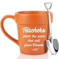 thumbnail image 1 of Taza de cerámica con forma de planta de regalo Henghere Teacher Appreciation, 325 ml, 1 of 9