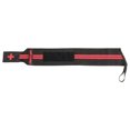 thumbnail image 3 of (2 pack) Harbinger Red Line 18" Black Wrist Wraps, Wrist and Thumb Support During Weight Lifting, 3 of 7