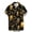 Z-Gold#easter gifts, variant on DDAPJ pyju Happy Easter Button Up Shirts Men Funny Bunny Eggs Print Short Sleeve Shirt Holiday Hawaiian Tops Gold L