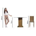 thumbnail image 5 of Juego de Comedor con Mesa Redonda y 4 Sillas Madesa Paula, 5 of 5