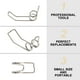 thumbnail image 5 of 10 resortes de llave de compuerta de agua para trompeta, drenaje, accesorios de trompeta (plateados), 5 of 7