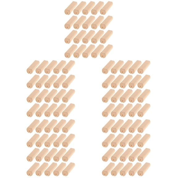 100 Pcs Card Display Stand Wooden Picture Base Desktop Shelves Business Clip Holder Office