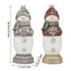 thumbnail image 4 of Toystoory Estatuilla de muñeco de nieve de Navidad, adorno brillante interesante para el hogar, artesanías de vacaciones, decoración de Rojo, 4 of 6