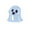 B, variant on Glow in The Dark Halloween Mini Ghost Figurines – Cute Resin Miniature Statues for Bedroom, Office, Living Room & Outdoor Decor