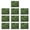 green, variant on yotijay 10 Pieces 9 x11.4inch Wall Tiles High Temperature Resistant Decoration Oil green