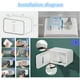 thumbnail image 5 of Meiyijia estante de papel higiénico no poroso, caja de almacenamiento multifunción para baño con ventana visual, 5 of 5