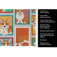 thumbnail image 5 of Lots of Tricolor Cardigan Corgi Kitchen Towel 15 in x 25 in, 5 of 79