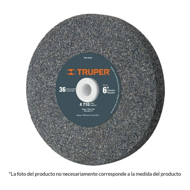 Piedra Para Esmeril 5x3/4' Óxido De Aluminio Truper Truper PIES-53436
