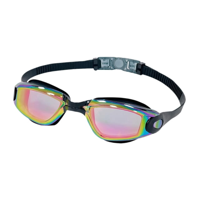 Gafas de natación gafas hombres mujeres adolescentes adolescentes fugas portátiles portátiles Galvanoplastia roja