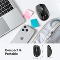thumbnail image 6 of TECKNET BASICS Wireless Mouse,2.4GHz with USB Receiver,Computer Mouse for Laptop,PC,Computer,Chromebook,Notebook,2600 DPI,5 Adjustment Levels, 6 of 9